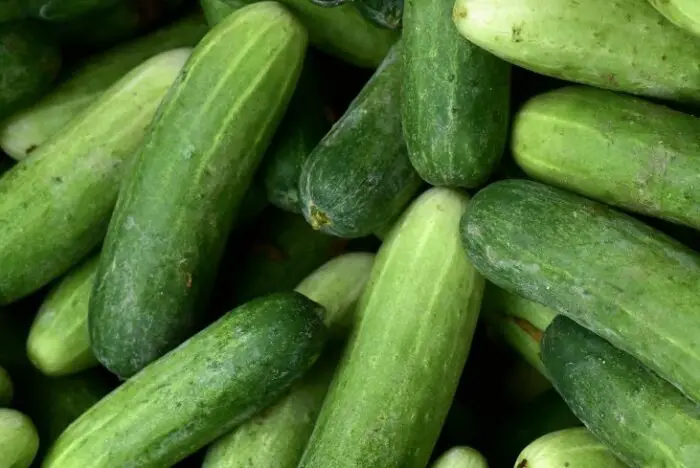 Unpeeled Cucumbers